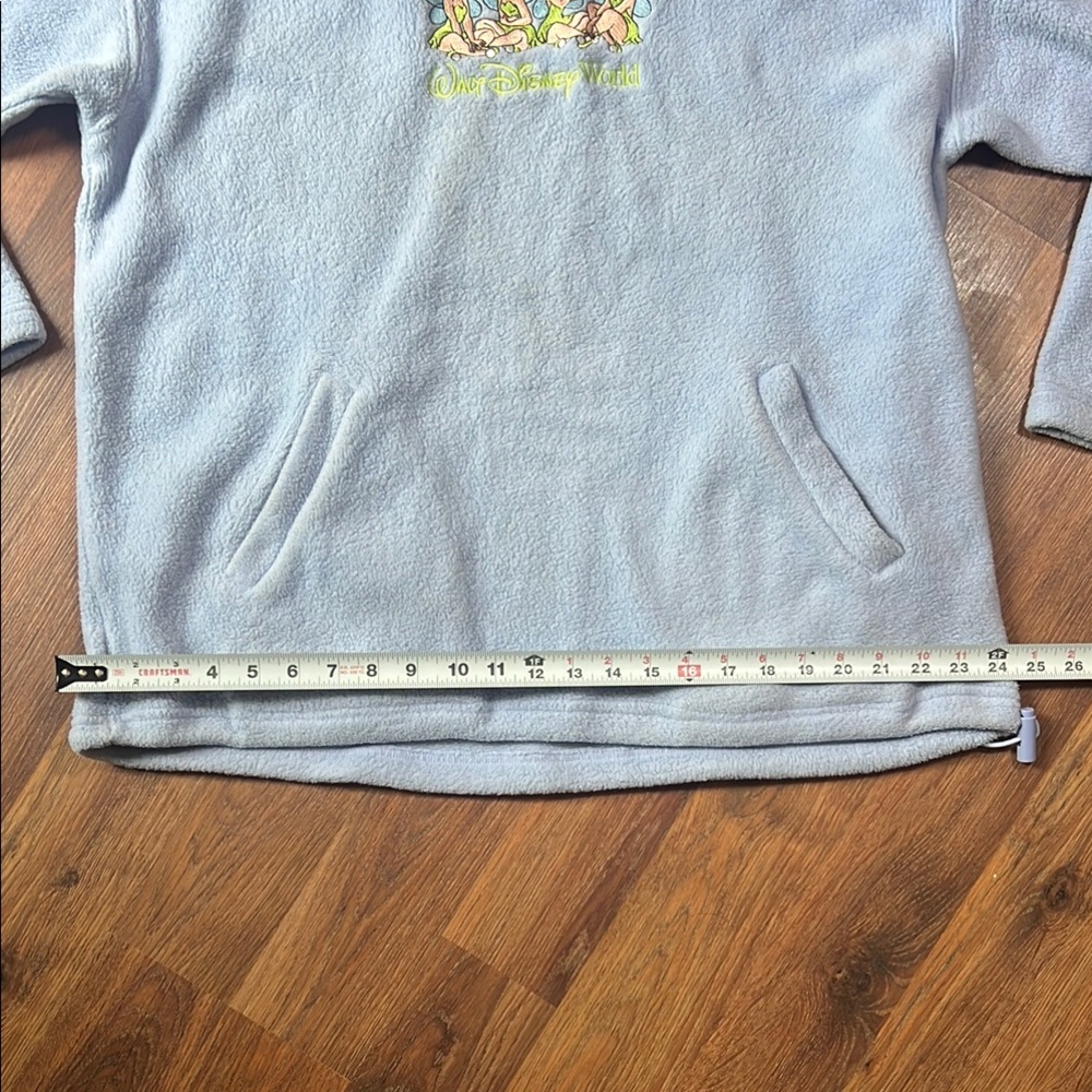 Disney Tinker Bell Fleece Pullover - Light Blue - Size Large - Picture 8 of 10